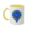 RE Blue Lotus Flower Colorful Mugs, 11oz