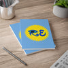 RE's Blue/Blue Logo Softcover Notebook, A5