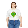 RE Green Lotus Flower T-shirt