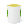 RE Green Lotus Flower Colorful Mugs, 11oz