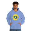 RE Blue/Blue Logo Unisex Heavy Blend™ Hooded Sweatshirt