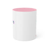 RE's Focus/RE Pink Cross Colorful Mugs, 11oz