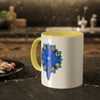 RE Blue Lotus Flower Colorful Mugs, 11oz