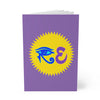 RE's Blue/Lavender Logo Softcover Notebook, A5