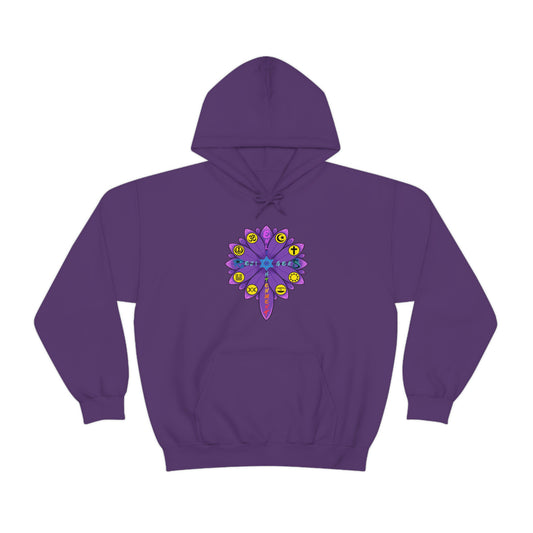 RE Lavender/Pink Lotus Unisex Heavy Blend™ Hooded Sweatshirt