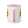 Blue/Lavender RE Logo Colorful Mugs, 11oz