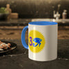 Blue/Lavender RE Logo Colorful Mugs, 11oz