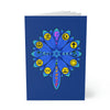 RE's Blue Lotus Flower Softcover Notebook, A5