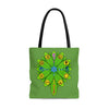 RE Green Lotus Tote Bag (AOP)