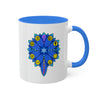 RE Blue Lotus Flower Colorful Mugs, 11oz