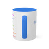 RE's Harmony/RE Blue Cross Colorful Mugs, 11oz