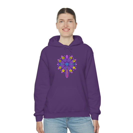 RE Lavender/Pink Lotus Unisex Heavy Blend™ Hooded Sweatshirt