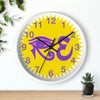 Lavender/Pink RE Logo Wall Clock