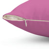 RE Lavender/Pink Logo Square Pillow