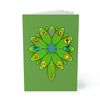 RE's Green Lotus Flower Softcover Notebook, A5