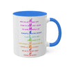 Blue RE's Humbleness Colorful Mugs, 11oz