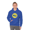 RE Blue/Blue Logo Unisex Heavy Blend™ Hooded Sweatshirt