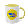 Blue/Lavender RE Logo Colorful Mugs, 11oz