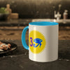 Blue/Lavender RE Logo Colorful Mugs, 11oz