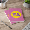 RE's Lavender/Pink Logo Softcover Notebook, A5