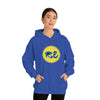 RE Blue/Blue Logo Unisex Heavy Blend™ Hooded Sweatshirt