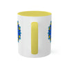 RE Blue Lotus Flower Colorful Mugs, 11oz