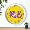 Lavender/Pink RE Logo Wall Clock