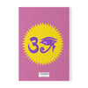 RE's Lavender/Pink Logo Softcover Notebook, A5