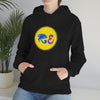 RE Blue/Lavender Logo Unisex Heavy Blend™ Hooded Sweatshirt