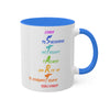 RE's Start/RE Blue Cross Colorful Mugs, 11oz