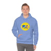 RE Blue/Lavender Logo Unisex Heavy Blend™ Hooded Sweatshirt