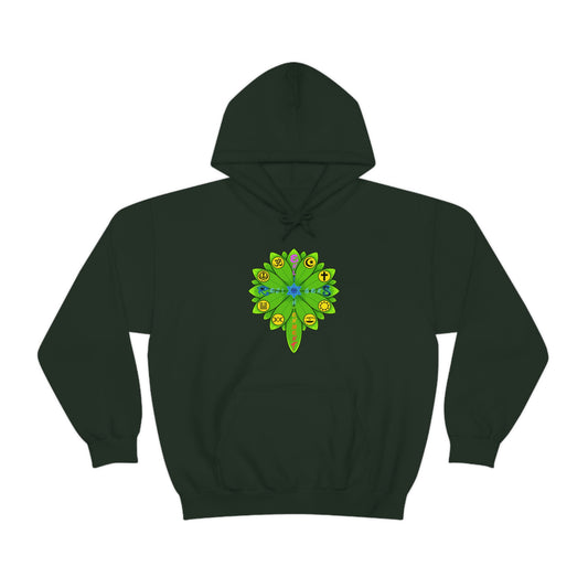 RE Green Lotus Unisex Heavy Blend™ Hooded Sweatshirt