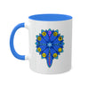 RE Blue Lotus Flower Colorful Mugs, 11oz