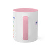 RE's Start/RE Pink Cross Colorful Mugs, 11oz