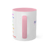 RE's Success/RE Pink Cross Colorful Mugs, 11oz