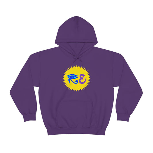 RE Blue/Lavender Logo Unisex Heavy Blend™ Hooded Sweatshirt