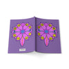 RE's Lavender/Pink Lotus Flower Softcover Notebook, A5