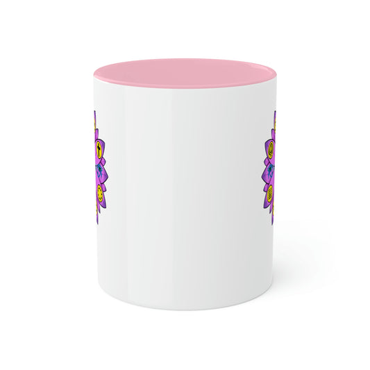 RE Lavender Lotus Flower Colorful Mugs, 11oz