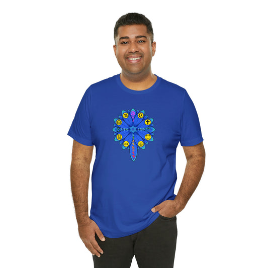 Reverse RE Blue Lotus T-shirt