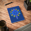 RE's Blue Lotus Flower Softcover Notebook, A5