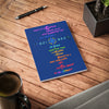 RE's Mission Statement with RE Cross Softcover Notebook, A5