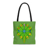 RE Green Lotus Tote Bag (AOP)