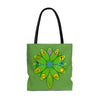 RE Green Lotus Tote Bag (AOP)