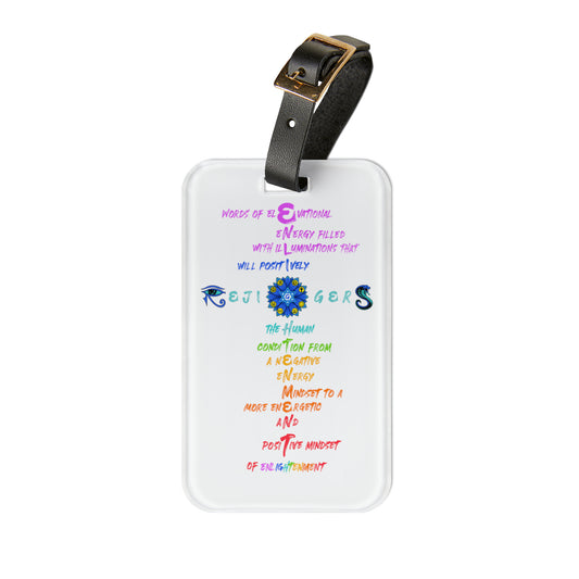 RE Mission Statement Luggage Tag