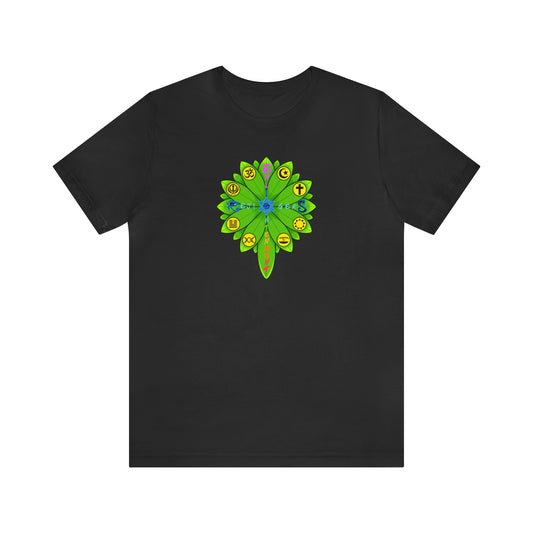 RE Green Lotus Flower T-shirt