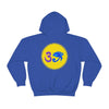 RE Blue/Lavender Logo Unisex Heavy Blend™ Hooded Sweatshirt