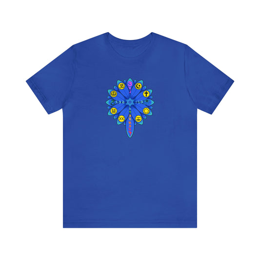 Reverse RE Blue Lotus T-shirt