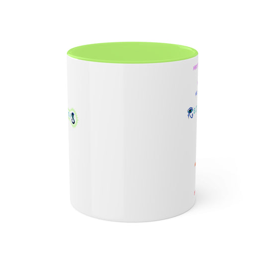 RE's Mission Statement/Green Cross Colorful Mugs, 11oz