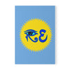 RE's Blue/Blue Logo Softcover Notebook, A5