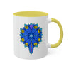 RE Blue Lotus Flower Colorful Mugs, 11oz